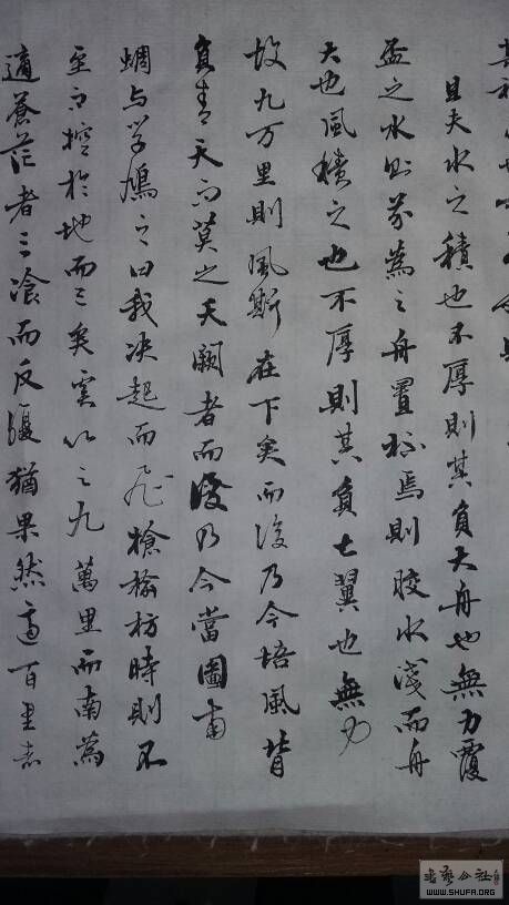 抄写逍遥游