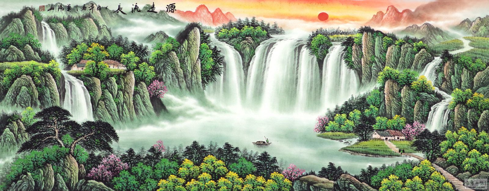 69 莫阳·小六尺山水    【作者】莫阳,男,广西临桂人,山水画家