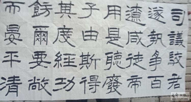 咸阳书法家赵立生临作欣赏