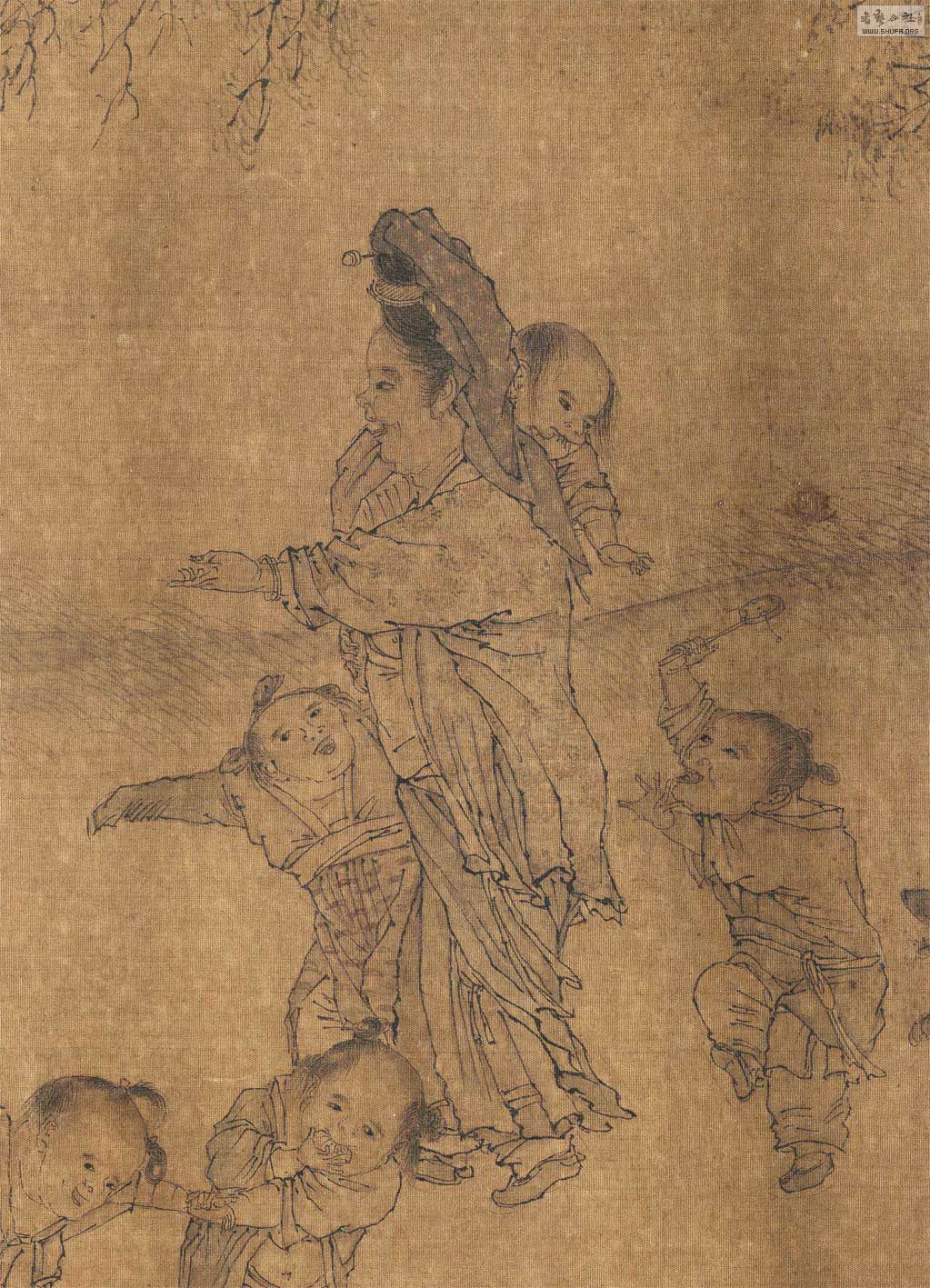高仿系列宋李嵩货郎图