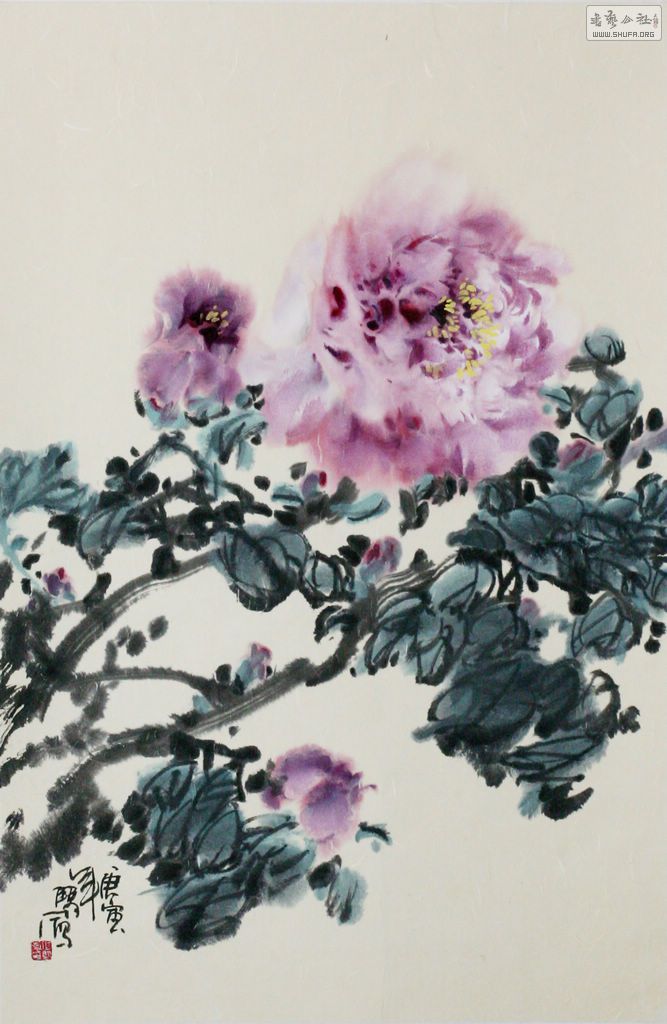 【张双凤国画】 牡丹画作品展(一)