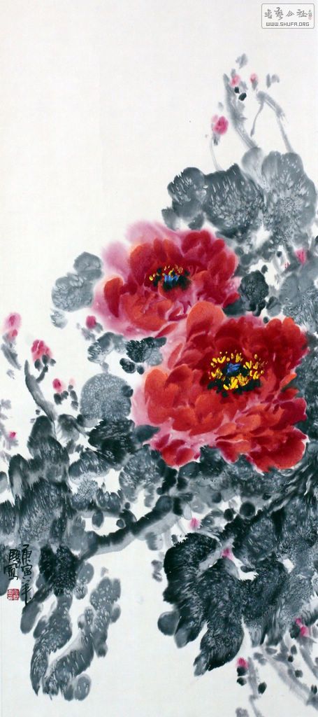 【张双凤国画】 牡丹画作品展(一)